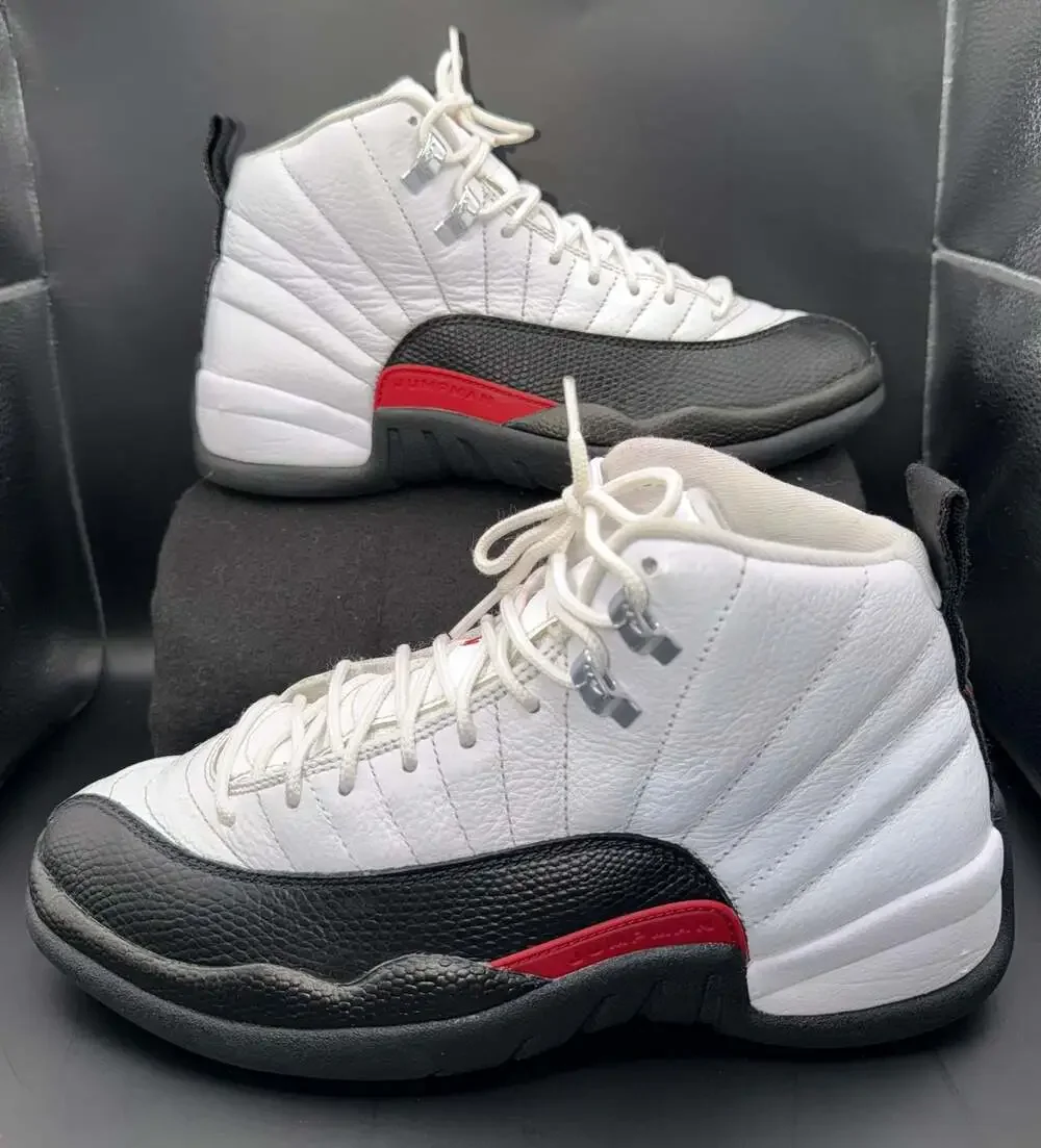 Size: 7.5y- Air Jordan 12 Retro 'Taxi Flip'